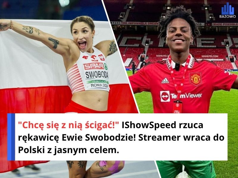 "Chcę się z nią ścigać!" IShowSpeed rzuca rękawicę Ewie Swobodzie! Streamer wraca do Polski z jasnym celem.